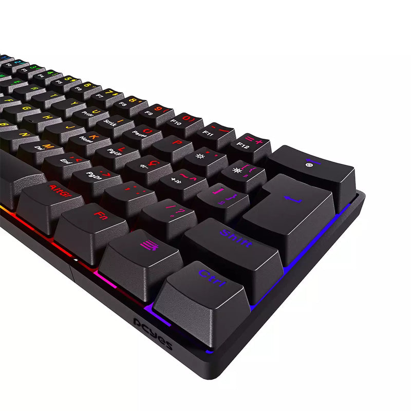 TECLADO GAMER MECANICO 60% ZOT - LED RGB - PCYES