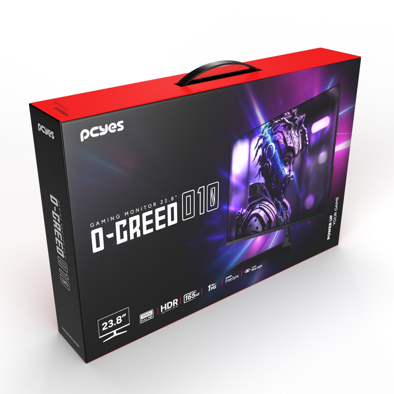 MONITOR GAMER PCYES O-CREED O10 23,8" FULL HD 165HZ 1MS HDMI DP USB FREESYNC