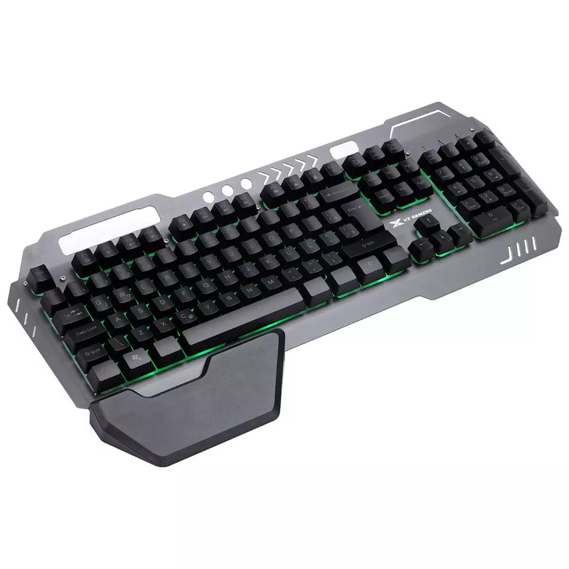 TECLADO GAMER ARMOR ABNT2 MULTIMIDIA LED 7 CORES 1.8 METROS USB - GT500