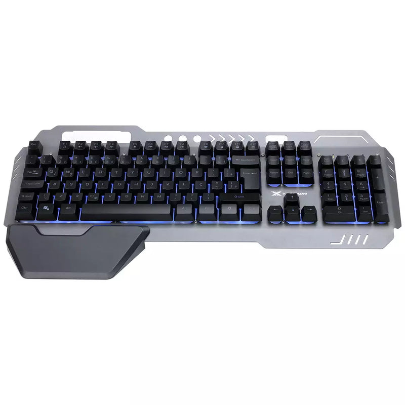 TECLADO GAMER ARMOR ABNT2 MULTIMIDIA LED 7 CORES 1.8 METROS USB - GT500