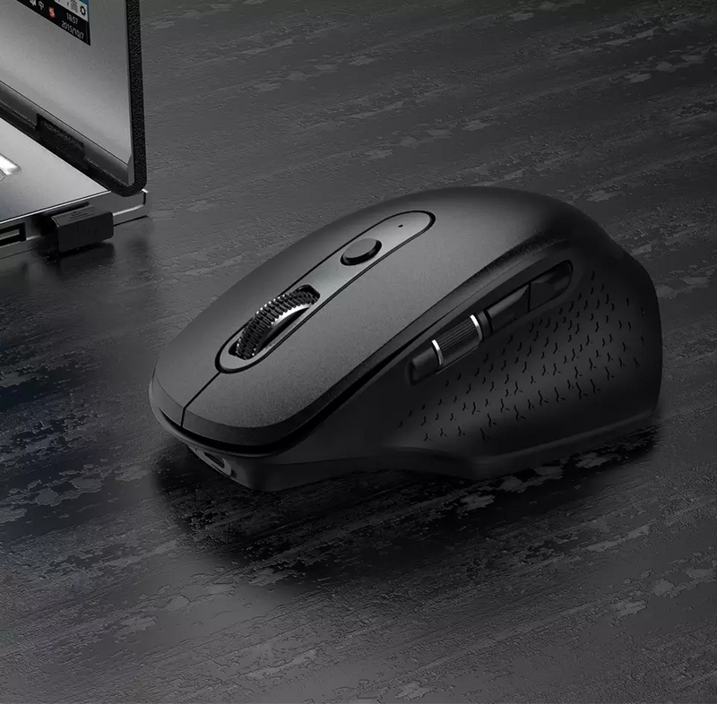 MOUSE SEM FIO EX100 RECARREGAVEL - 3200DPI SILENT CLICK