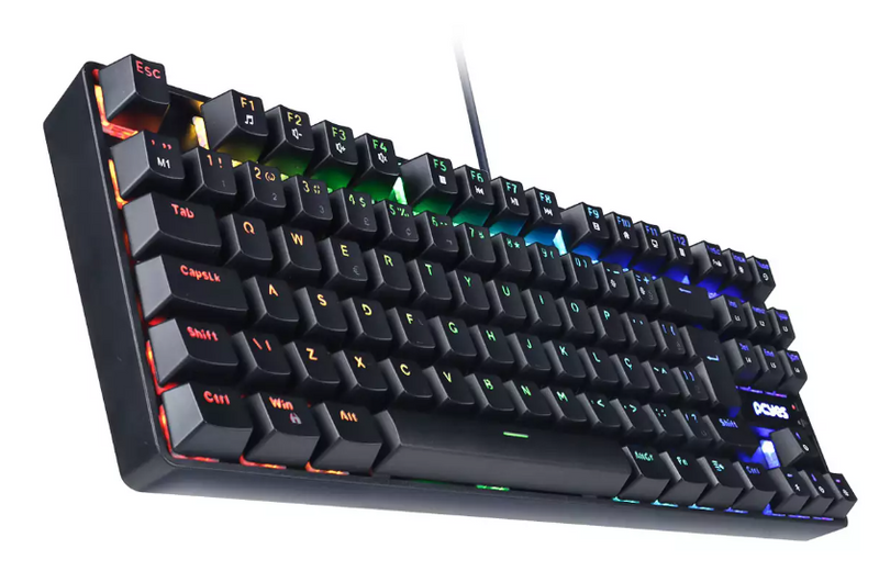 TECLADO GAMER MECANICO TKL NERON - LED VERMELHO - PCYES