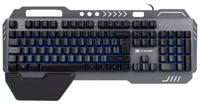 TECLADO GAMER ARMOR ABNT2 MULTIMIDIA LED 7 CORES 1.8 METROS USB - GT500